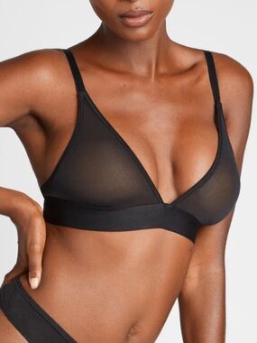 Negative Underwear Mesh Triangle Bra - S